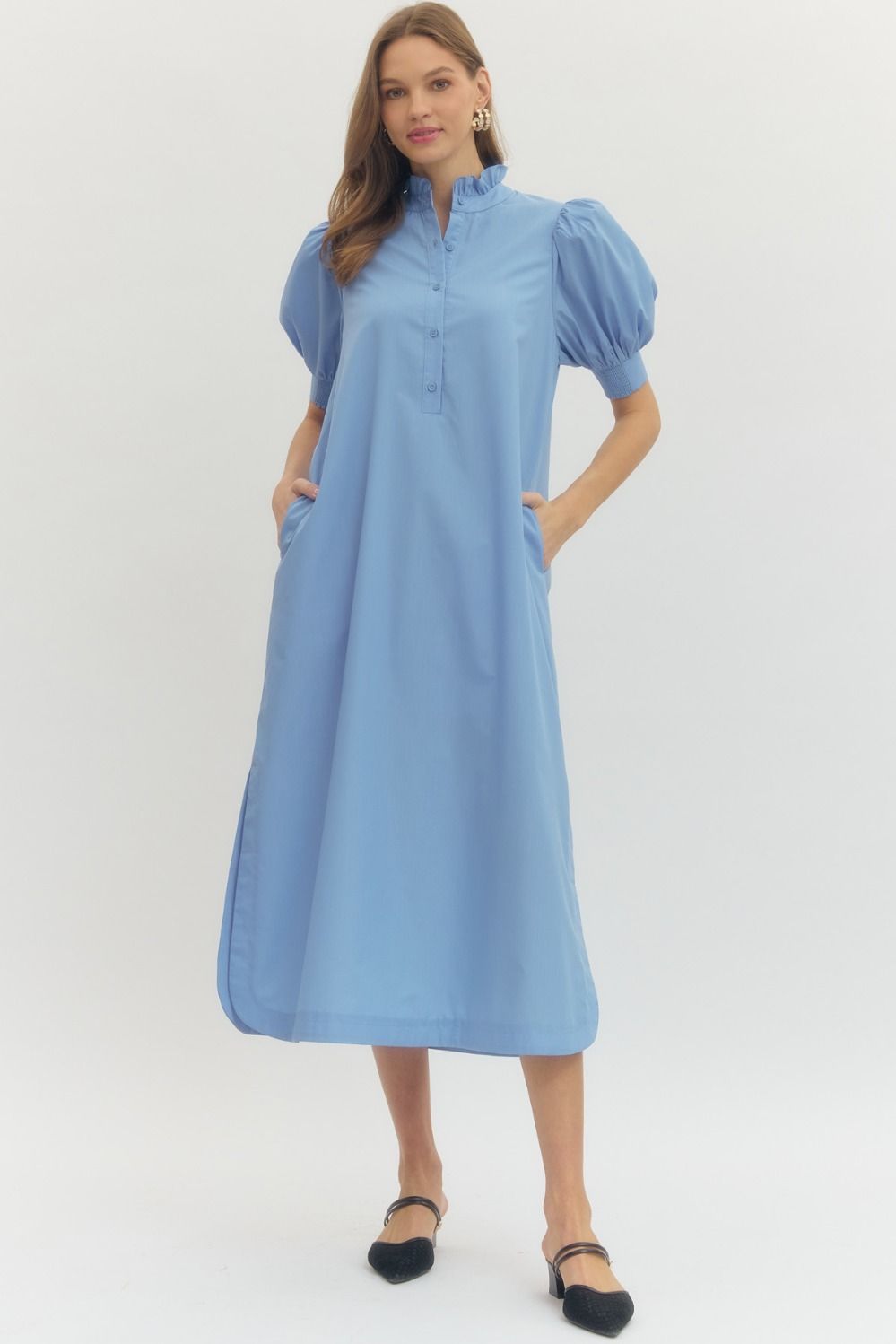 The Eradessa Dress Blue