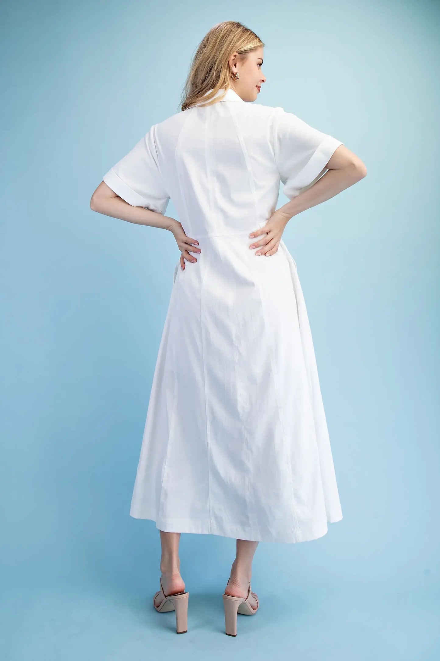 The Cyndi Dress White