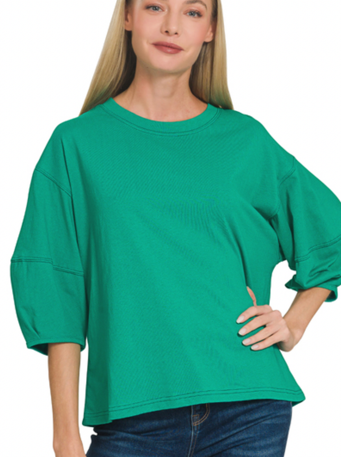 The Medena Top Green