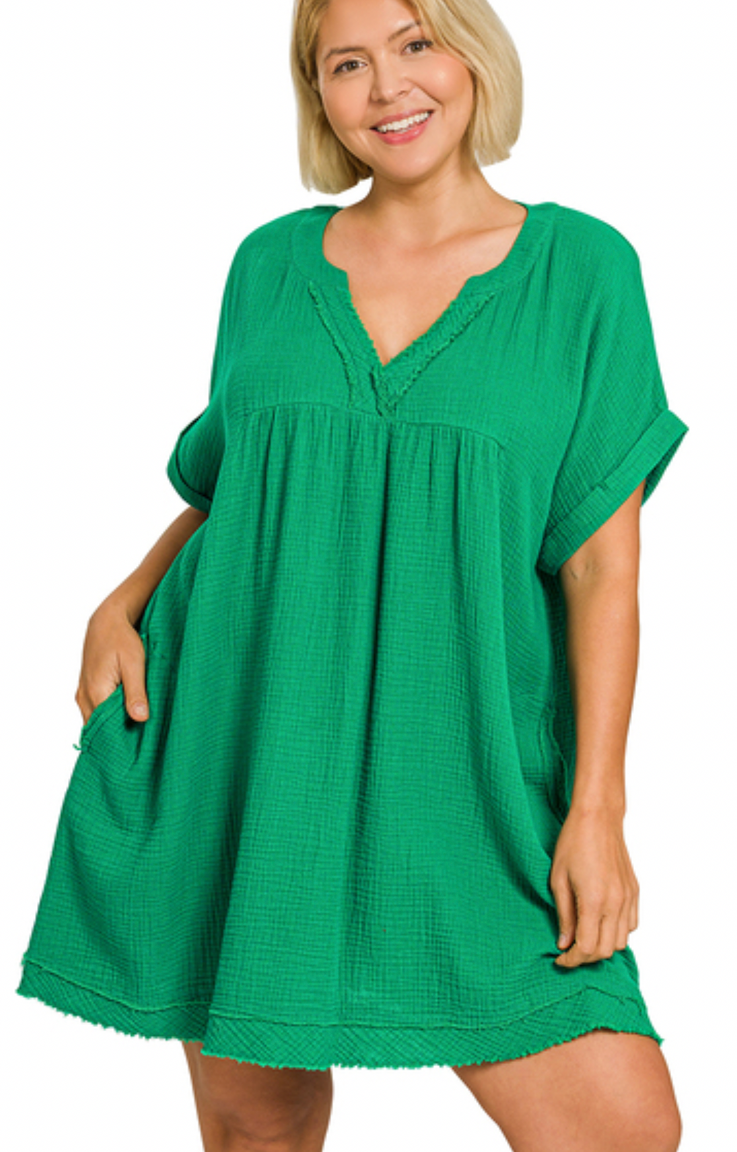 The Gauze Dress K Green