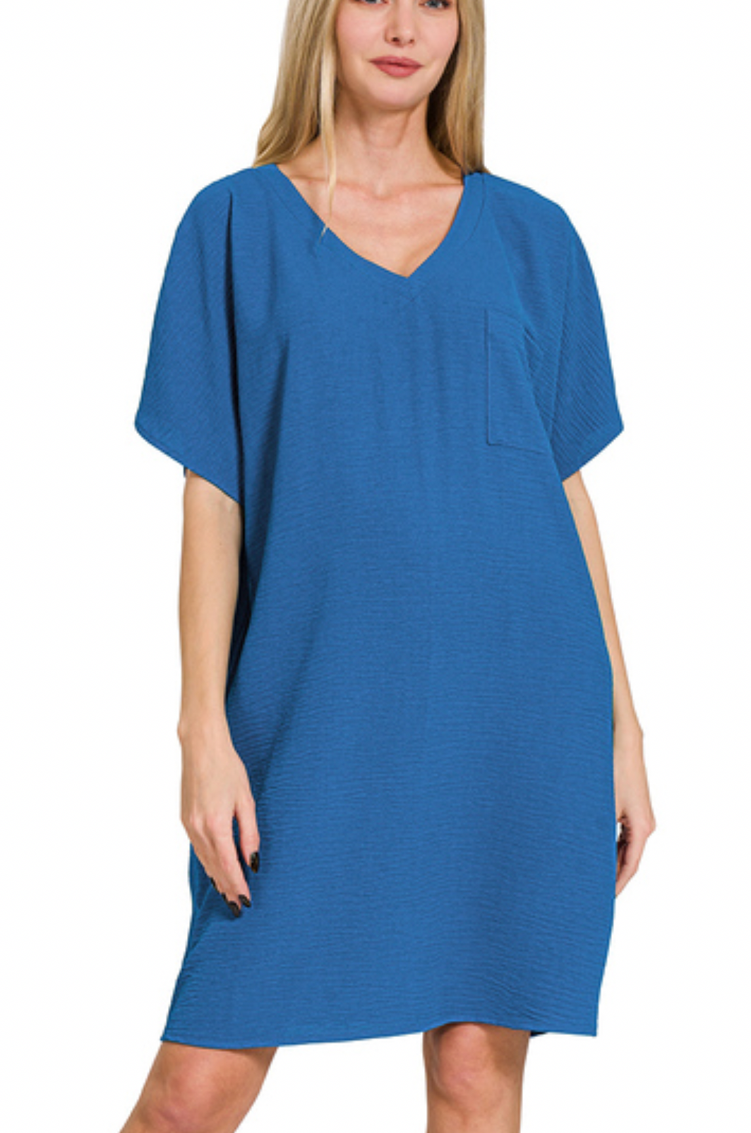The Gabby Dress Classic Blue