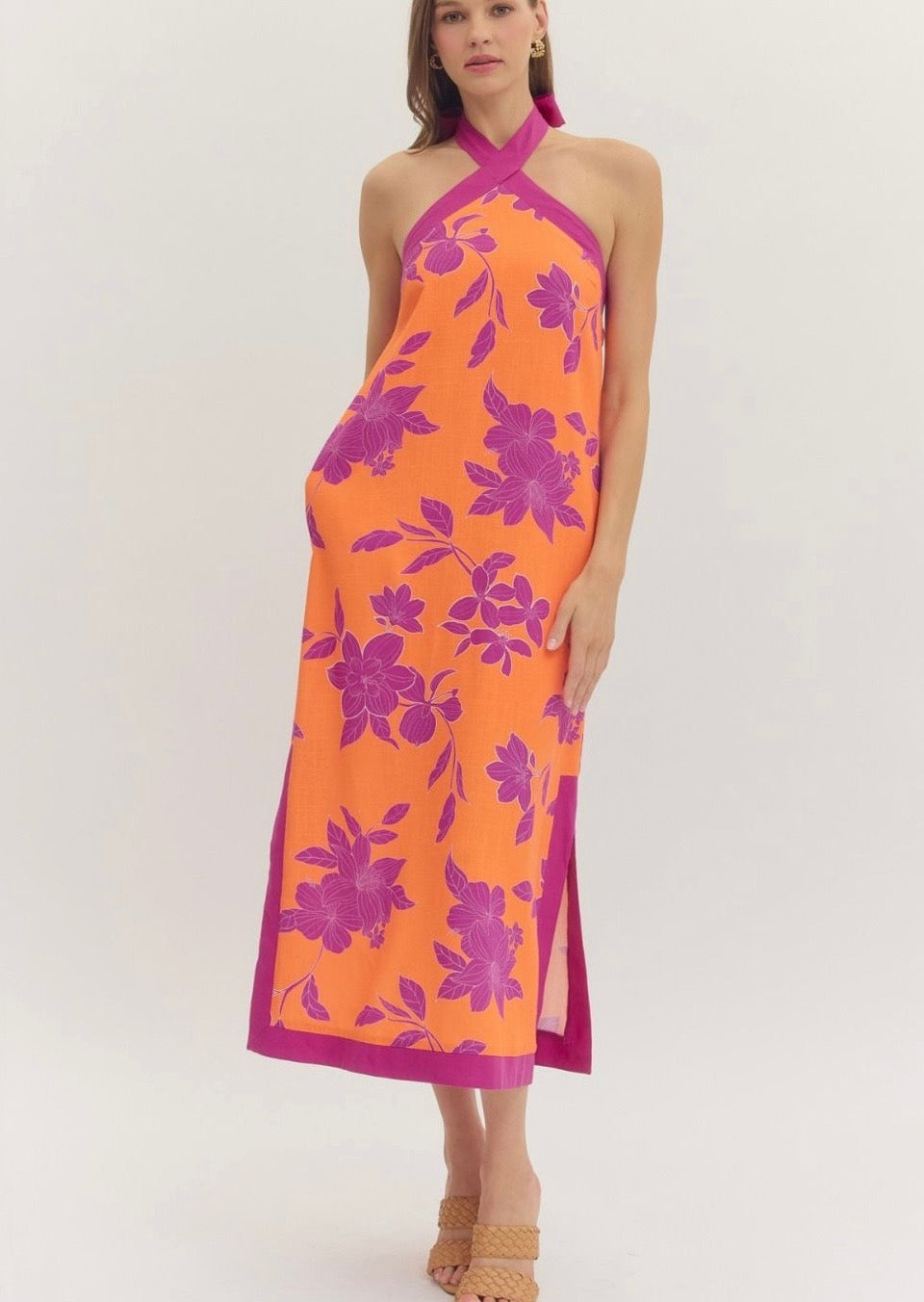 The Lenah Dress Orange