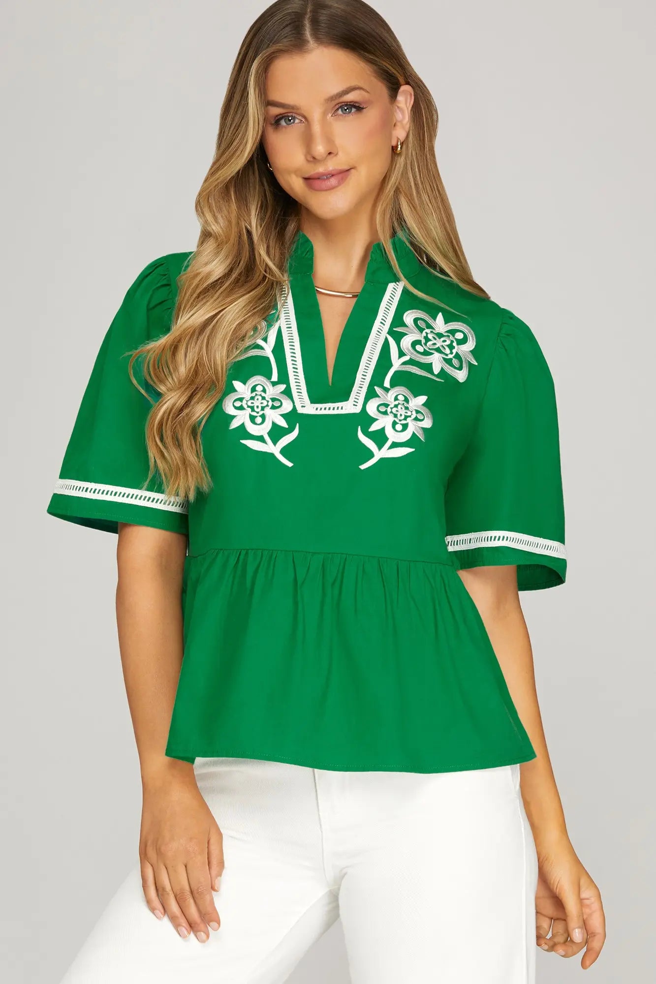The Joelle Top Green