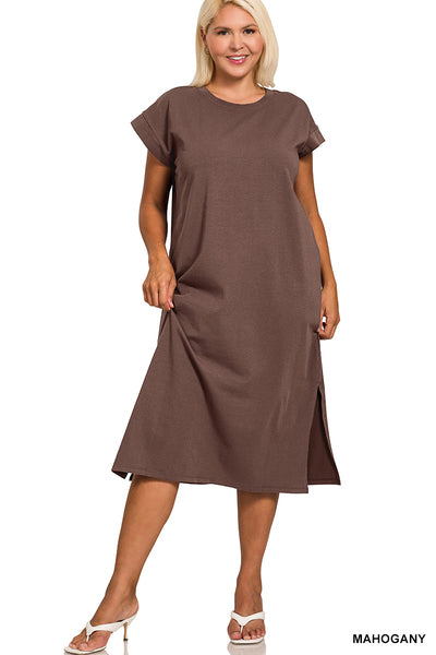 The Belle Dress Brown Plus Size