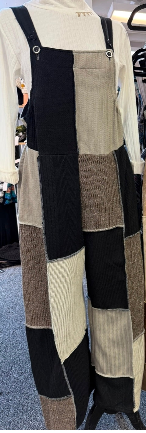 Patchwork Overall GRY