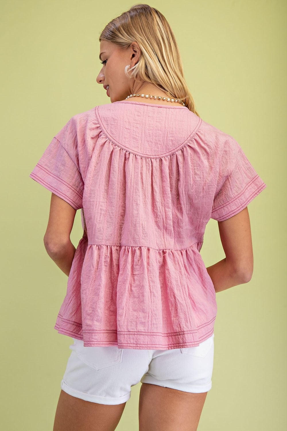 The Allison Top Pink
