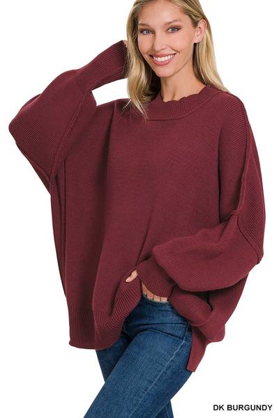 The Tribal Sweater Burgundy
