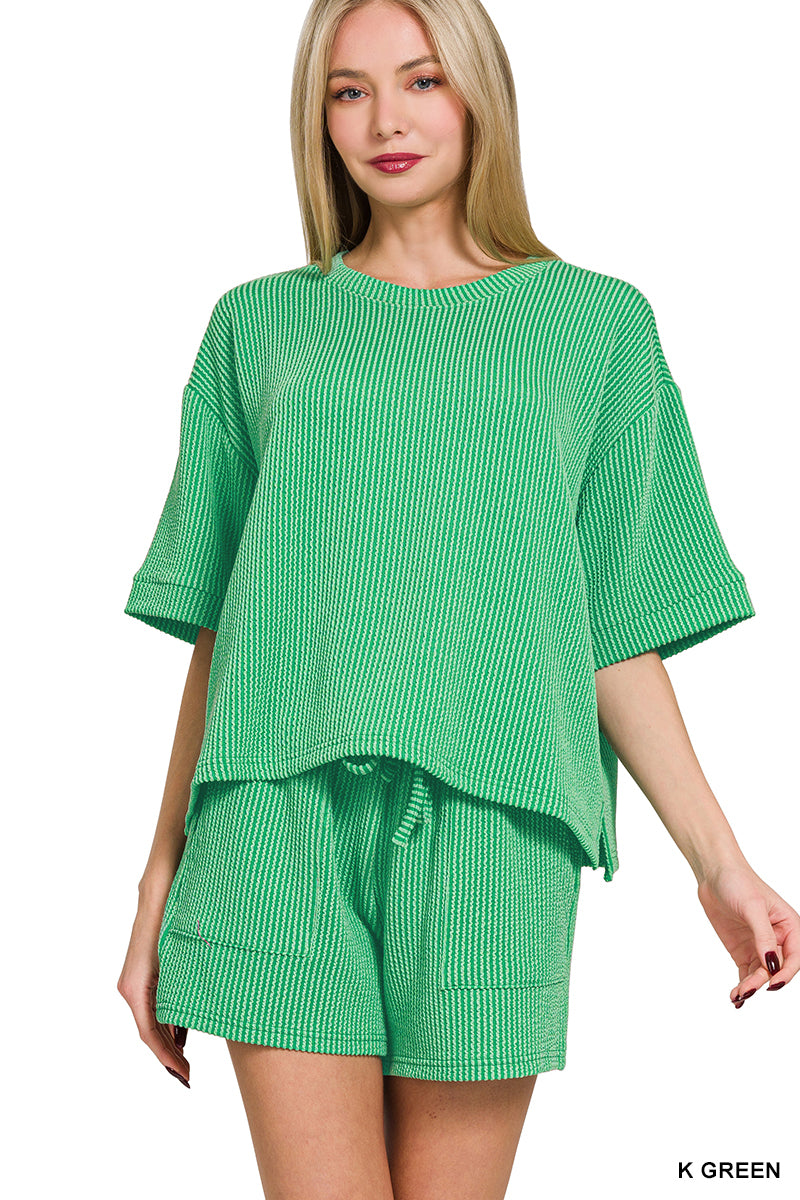 The Brynlee Short Set Green