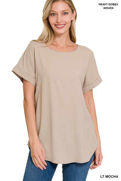 Boatneck Blouse Mocha