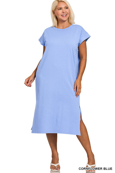 The Belle Dress Blue Plus Size