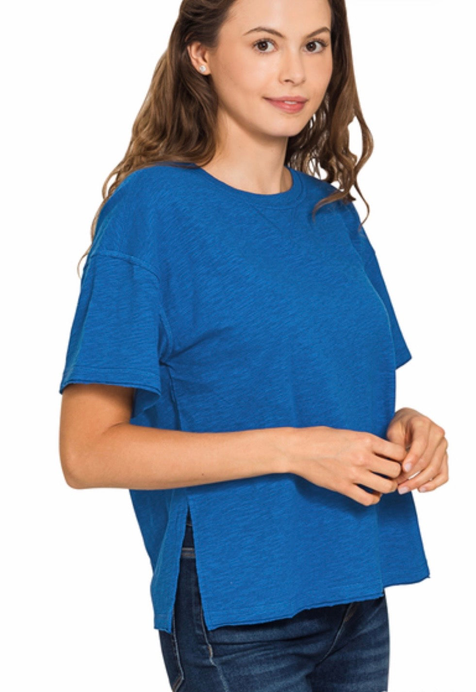 The Indigo Top Classic Blue