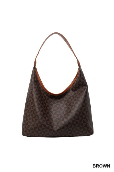 Hobo Shoulder Bag Brown