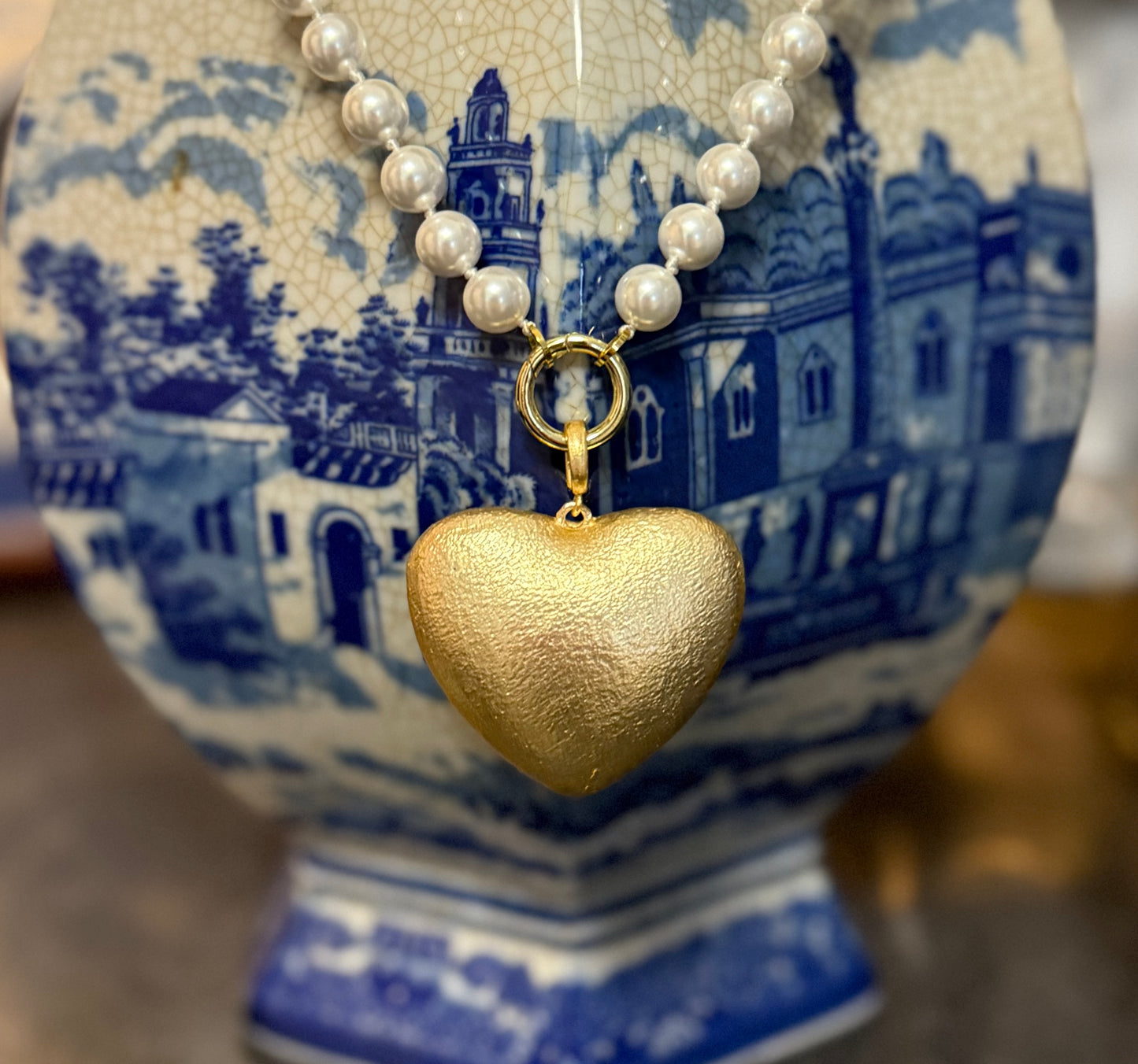 Catalina Puffy Heart Pendant