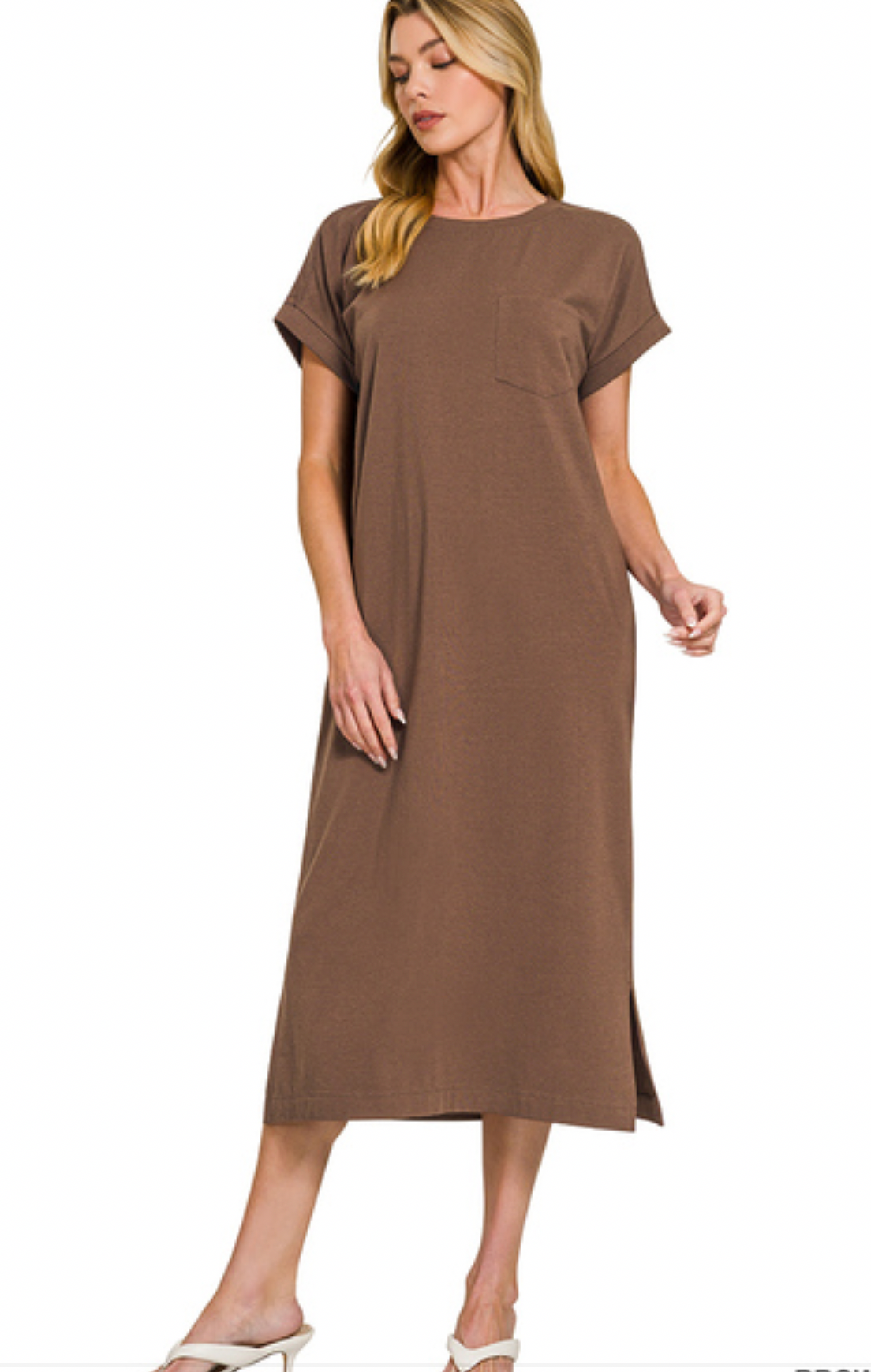 The Caroline Dress Brown