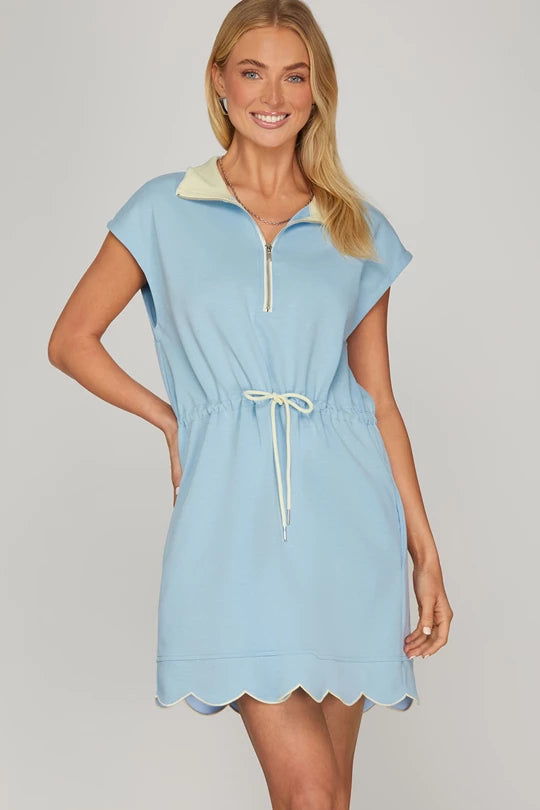 The Eloise Dress Blue