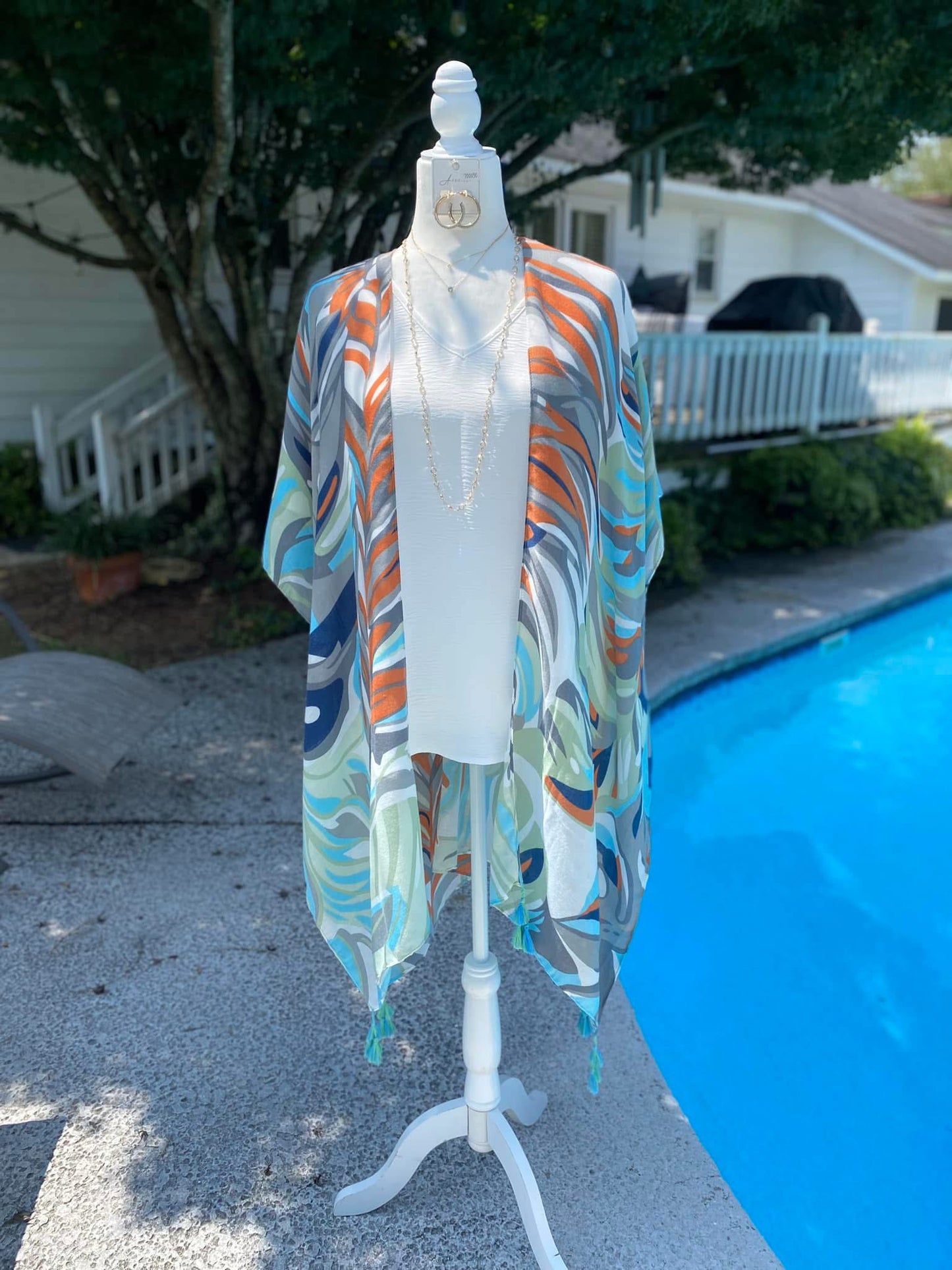 Kimono Blue and Green