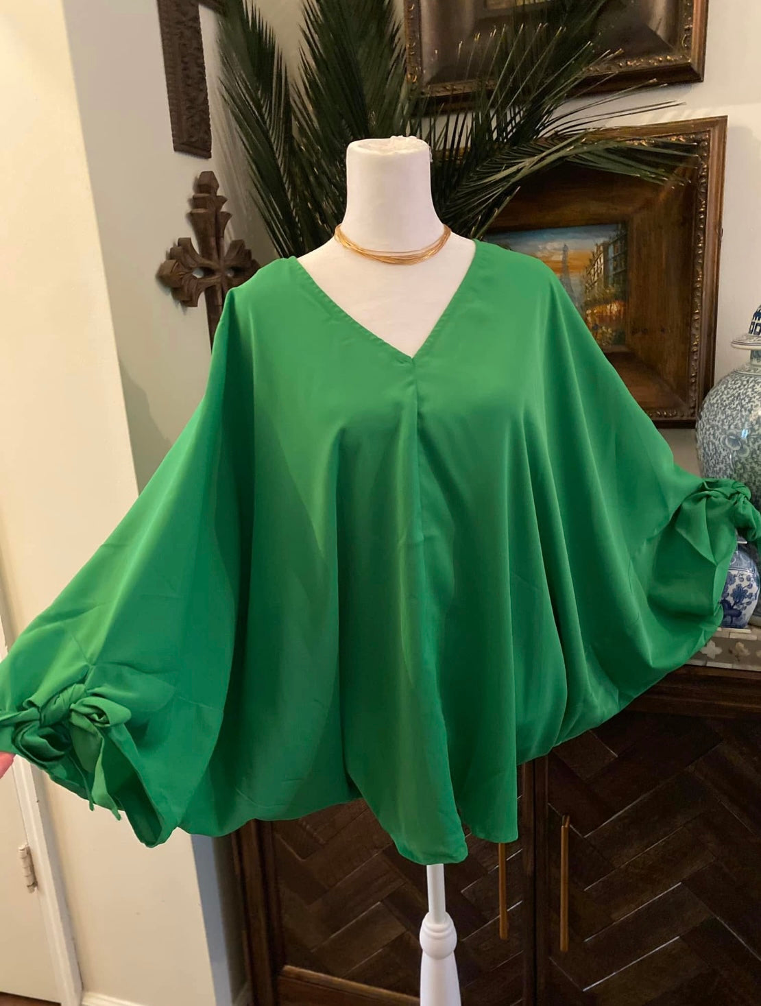 Kelly Green Top
