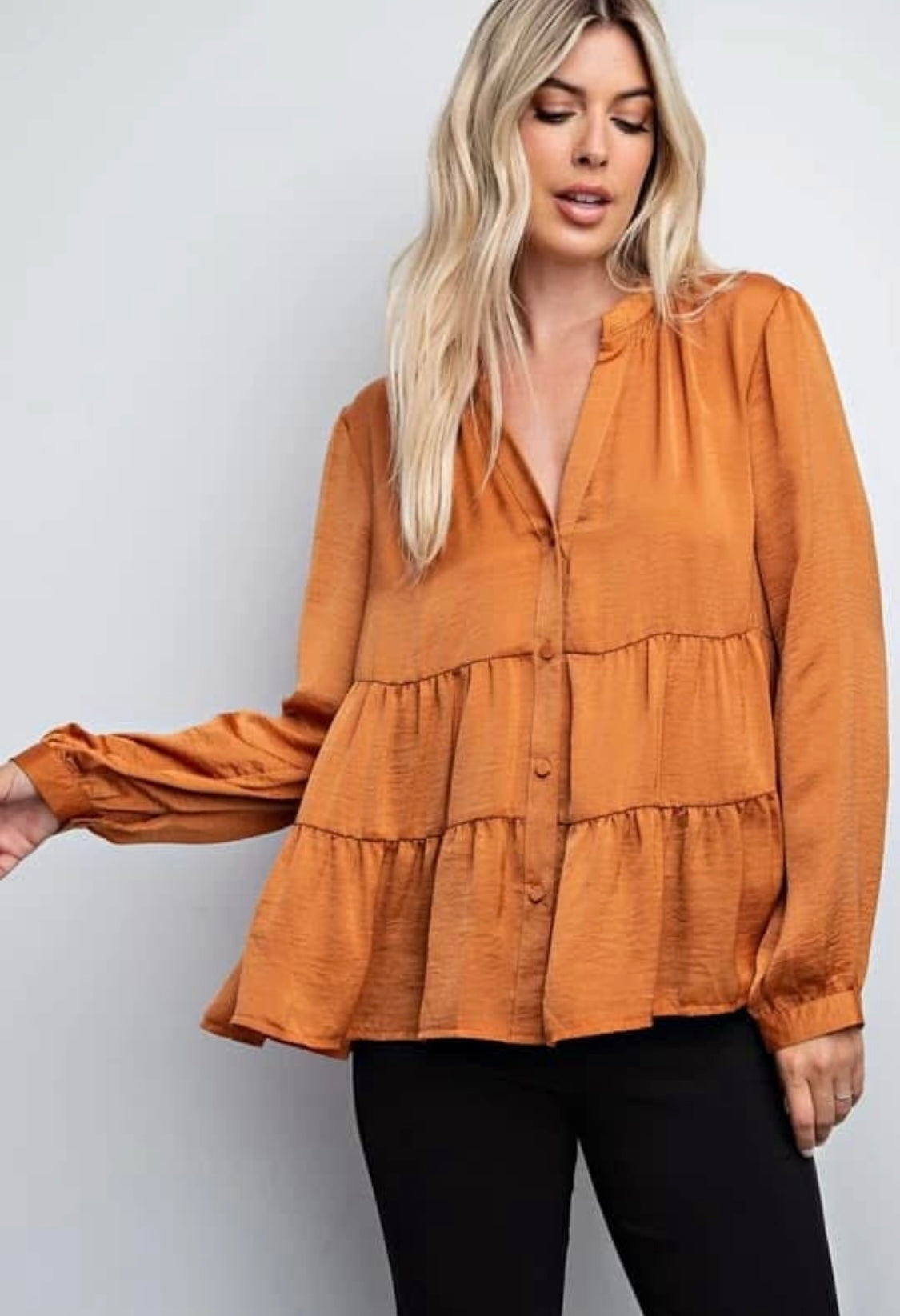 Camel Tiered Top
