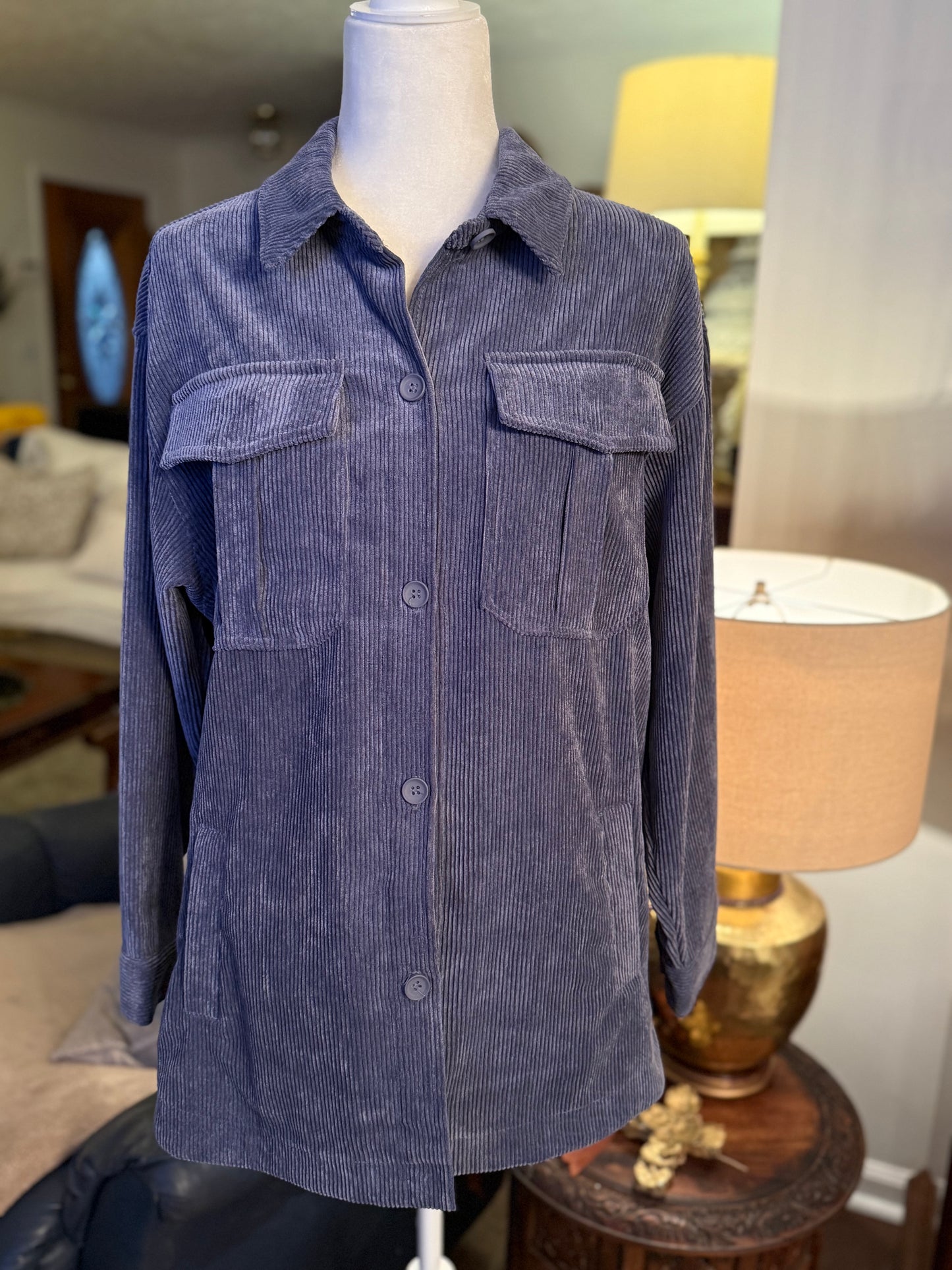 Dark Blue Shacket