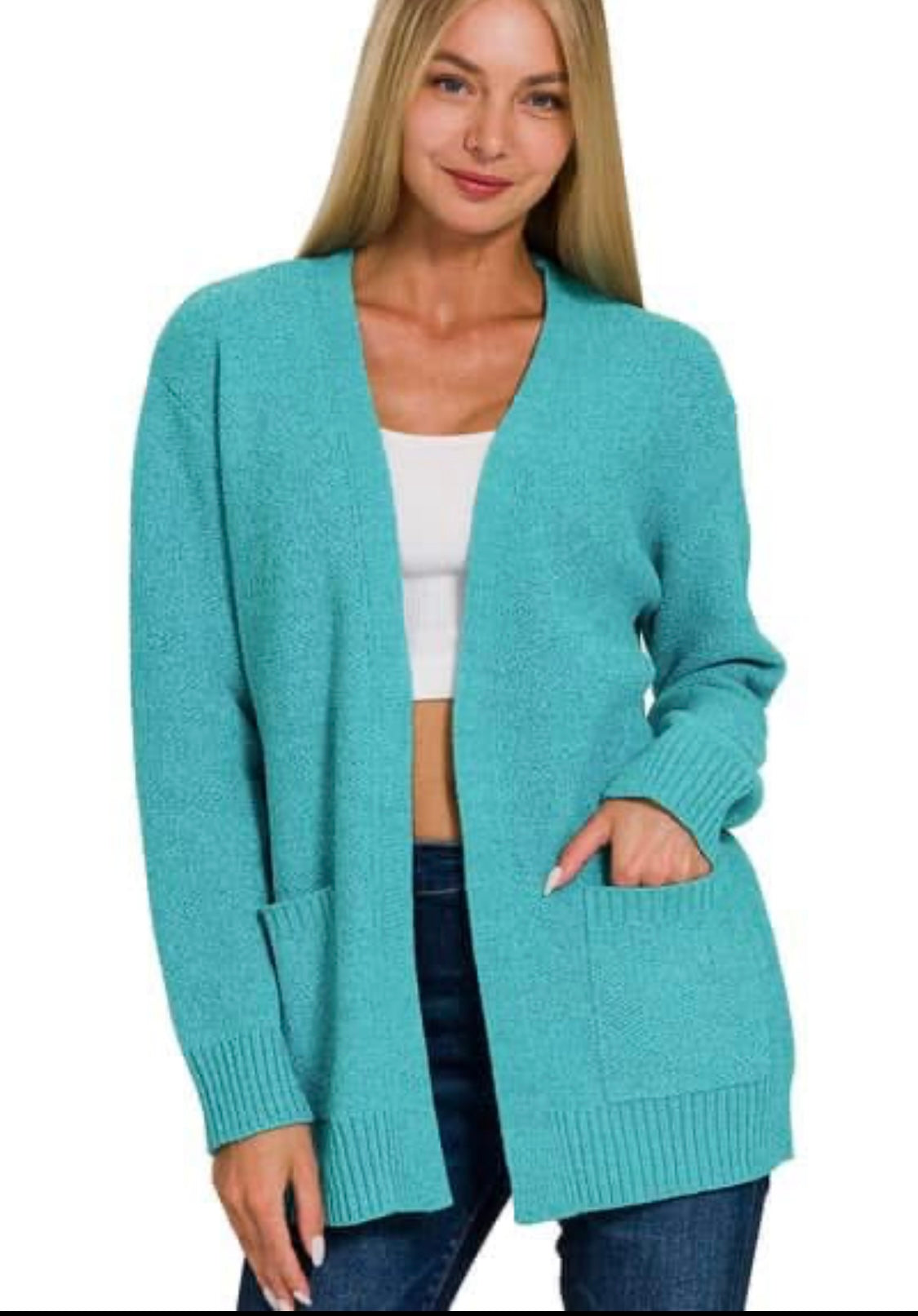 Turquoise Cardigan