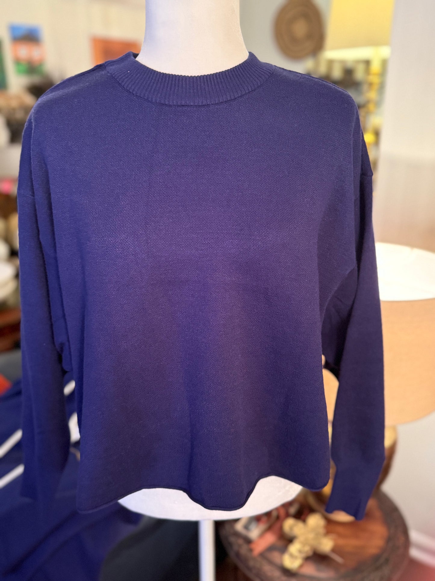Navy Sweater