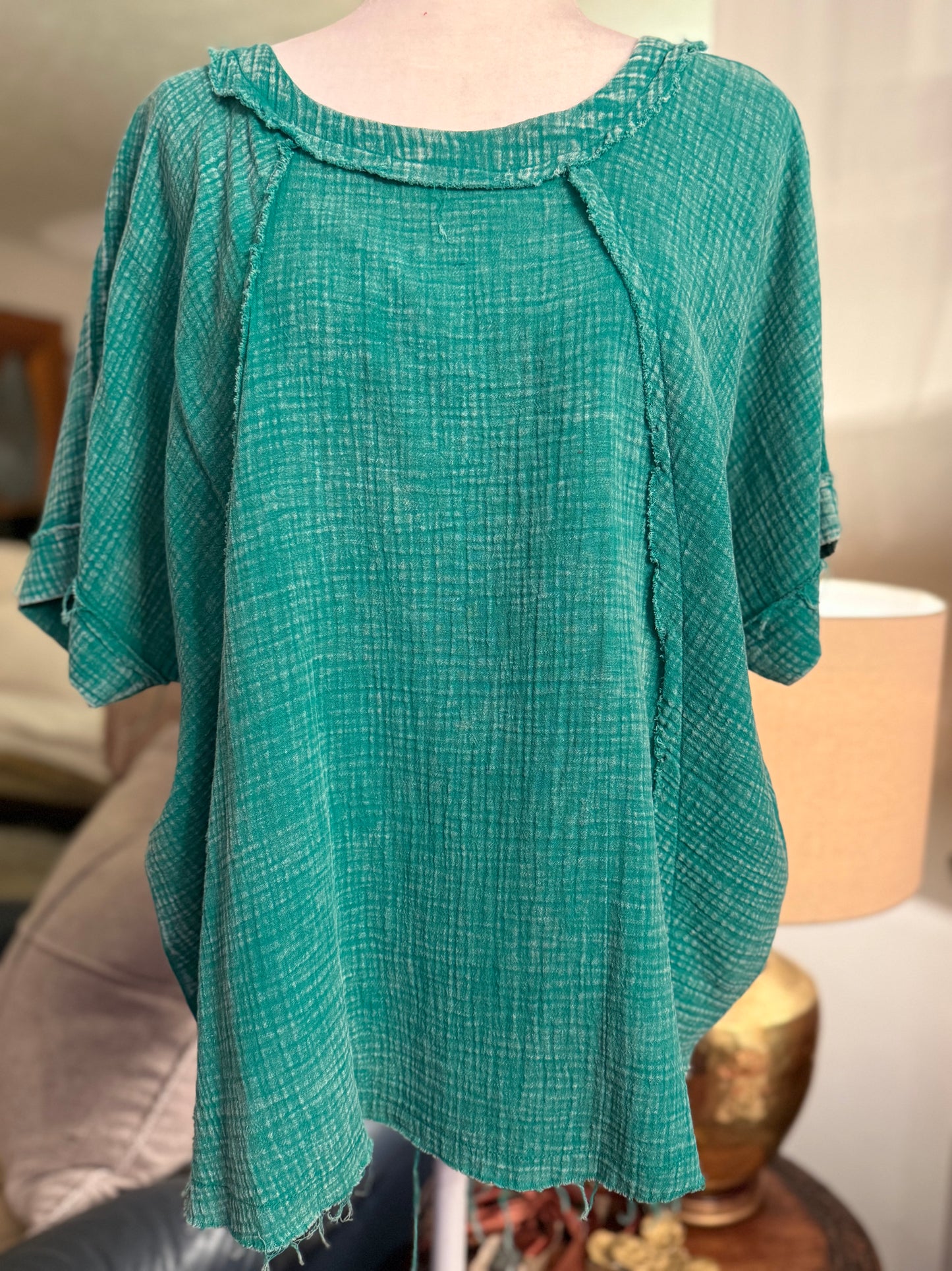 Washed Green Shirt