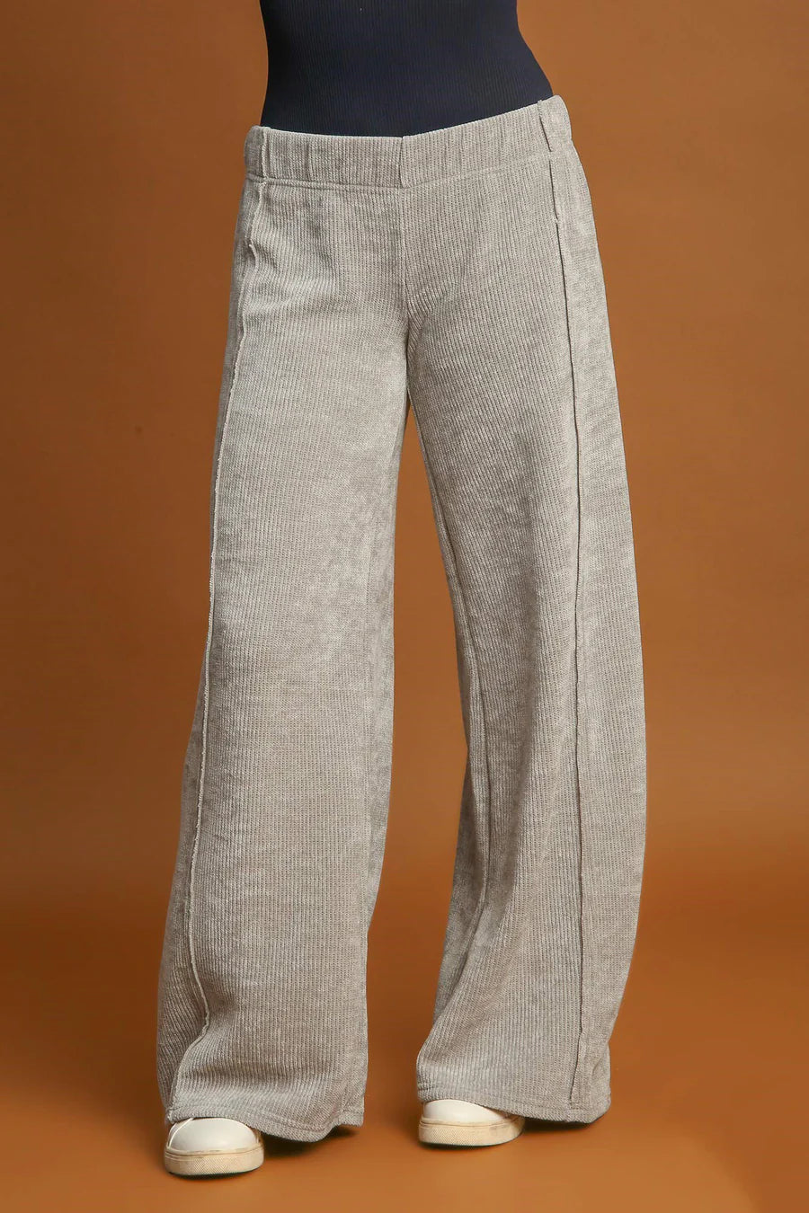 Lt Gray Soft Knit Set