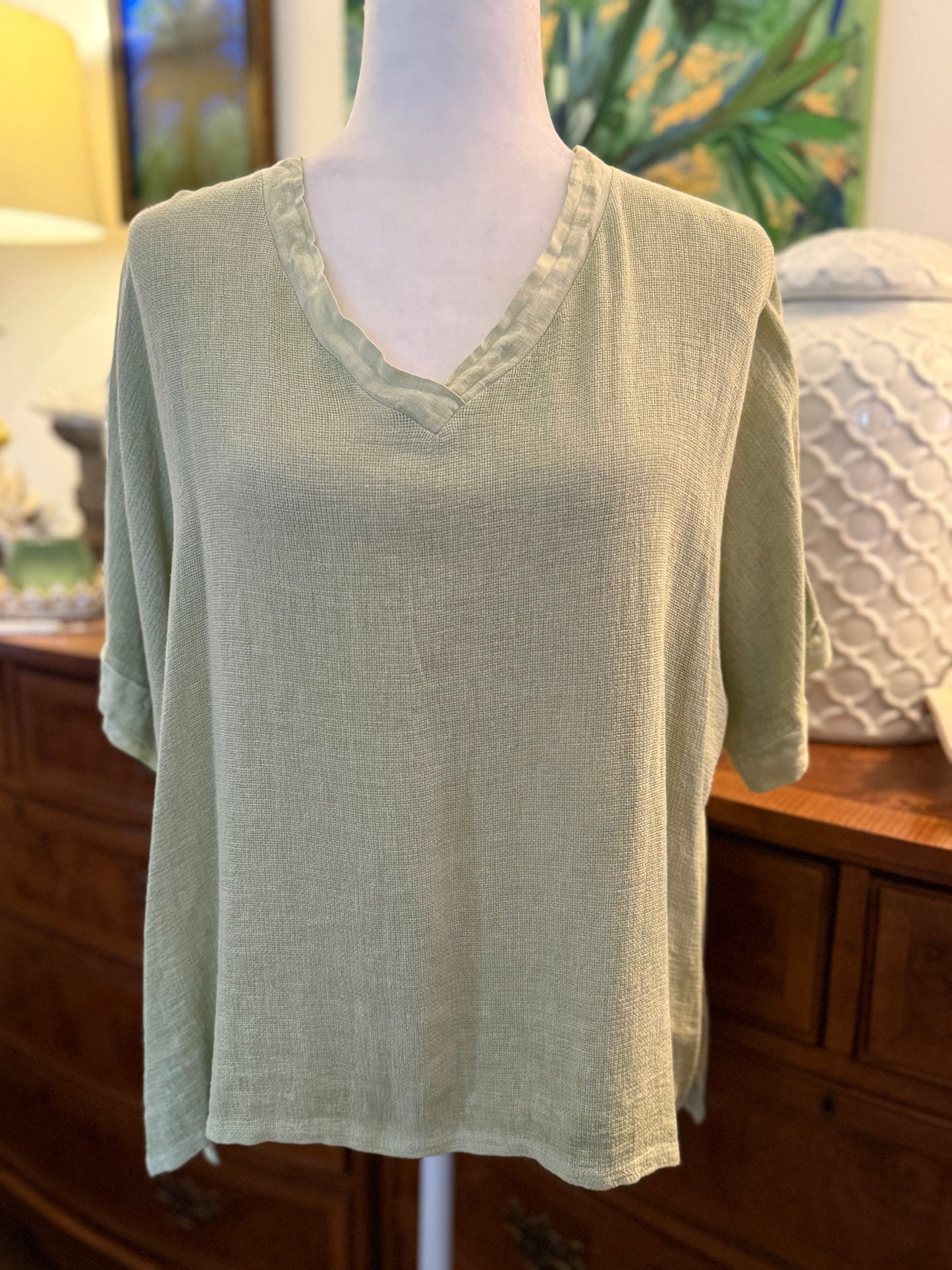 Mint Linen Shirt