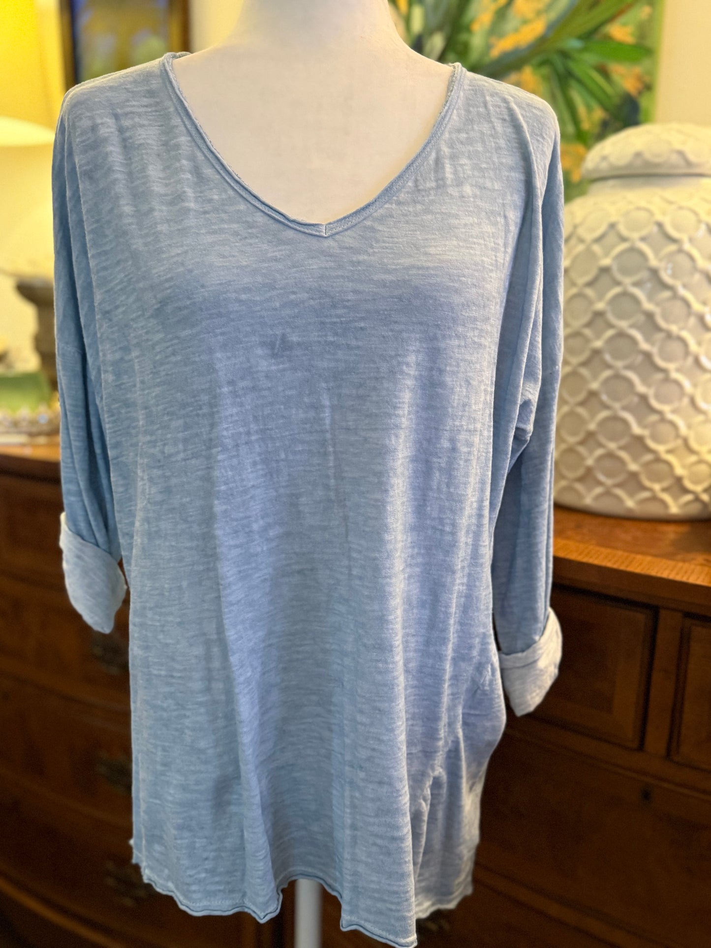 Italy Long Sleeve Blue