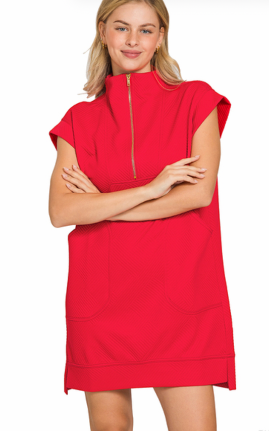 The Bree Dress Red