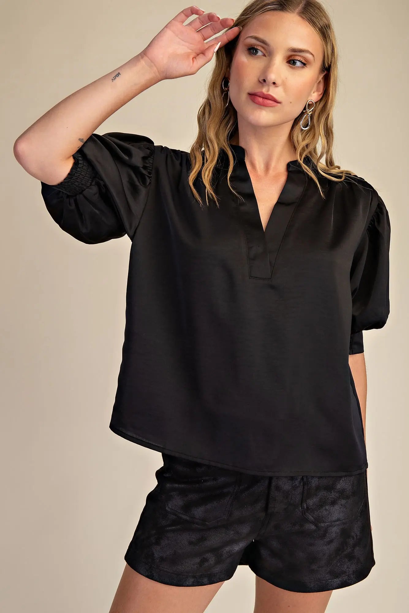 Sweet & Sassy Top Black