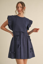 Twofer Dress Navy