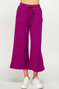 The Tia Pant Set Magenta