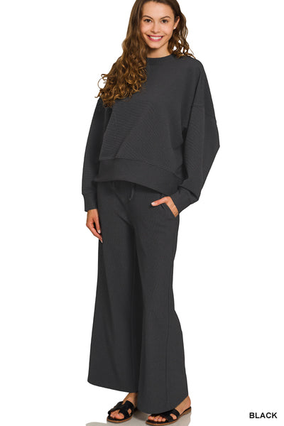 The Marissa Pant Set Black