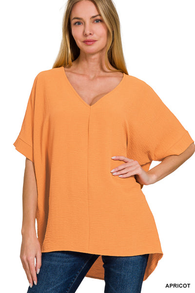 Dolman Short Sleeve Apricot