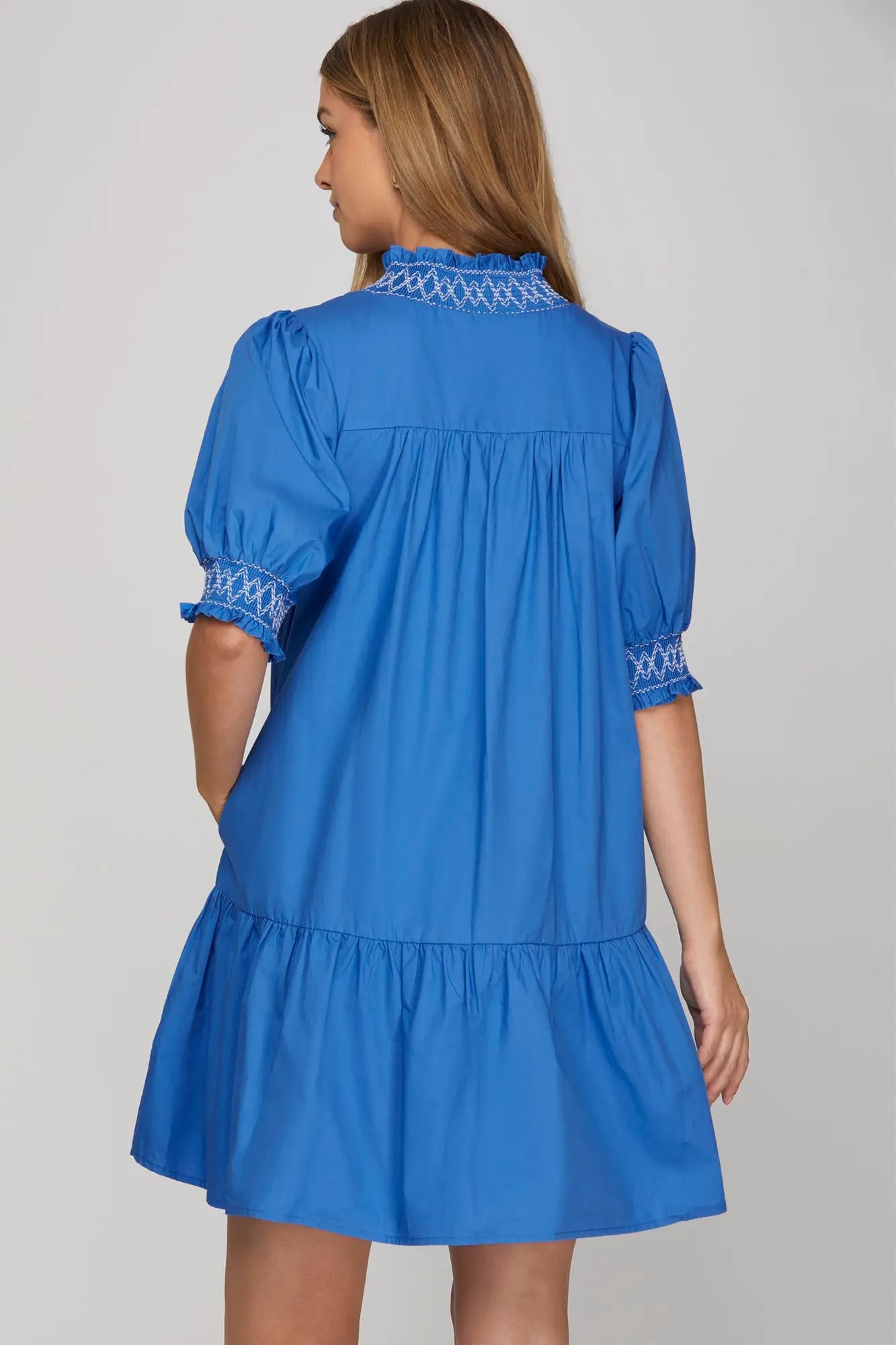 The Zoe Dress Blue