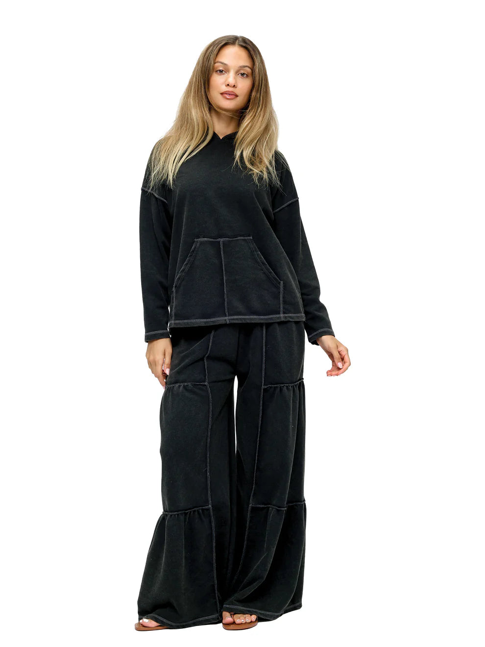 Boho Casual Set Black