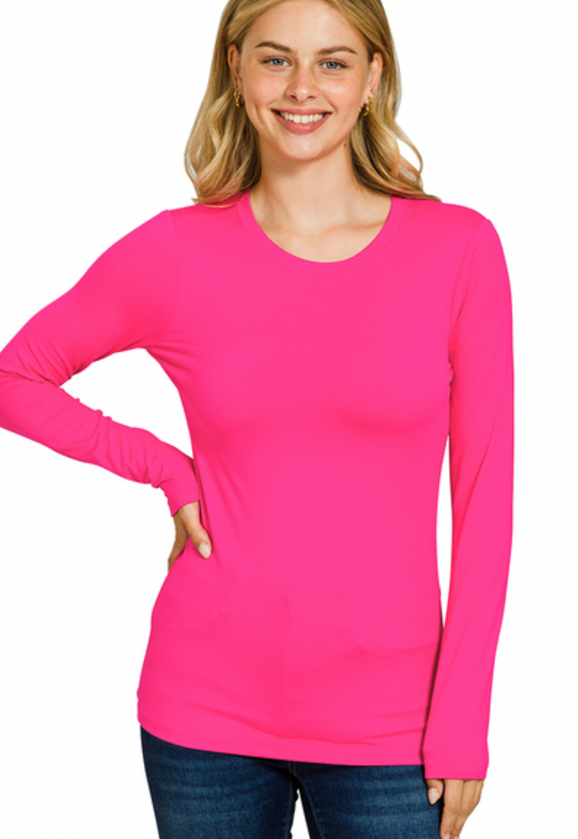 Layering Top Hot Pink
