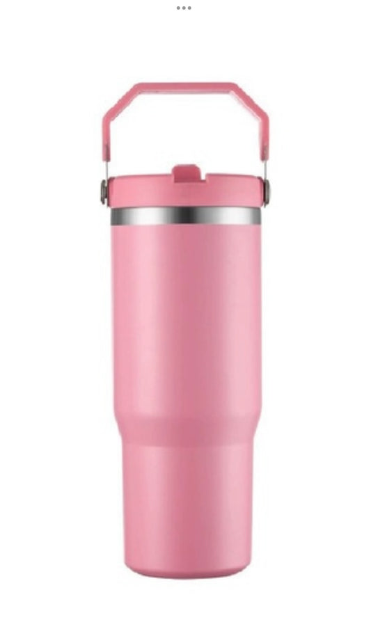 30 Oz Stainless Steel Tumbler Pink