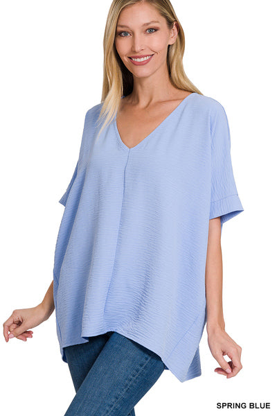 The Stella Top Spring Blue