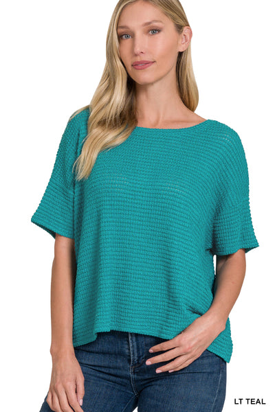 The Ella Top Teal