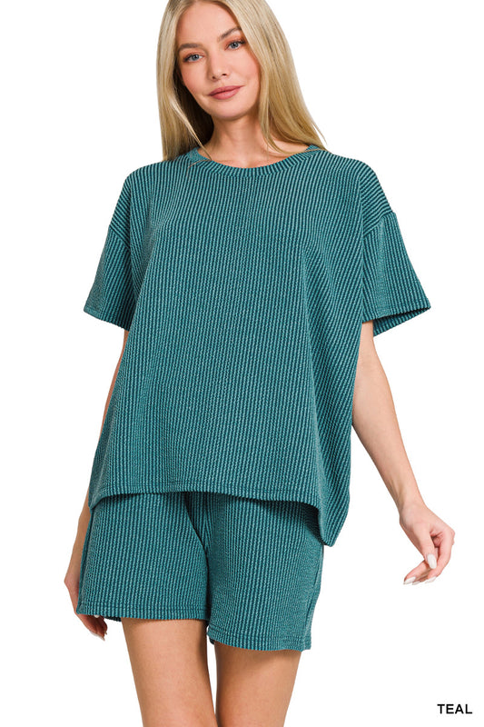 The Thea Short Set Teal