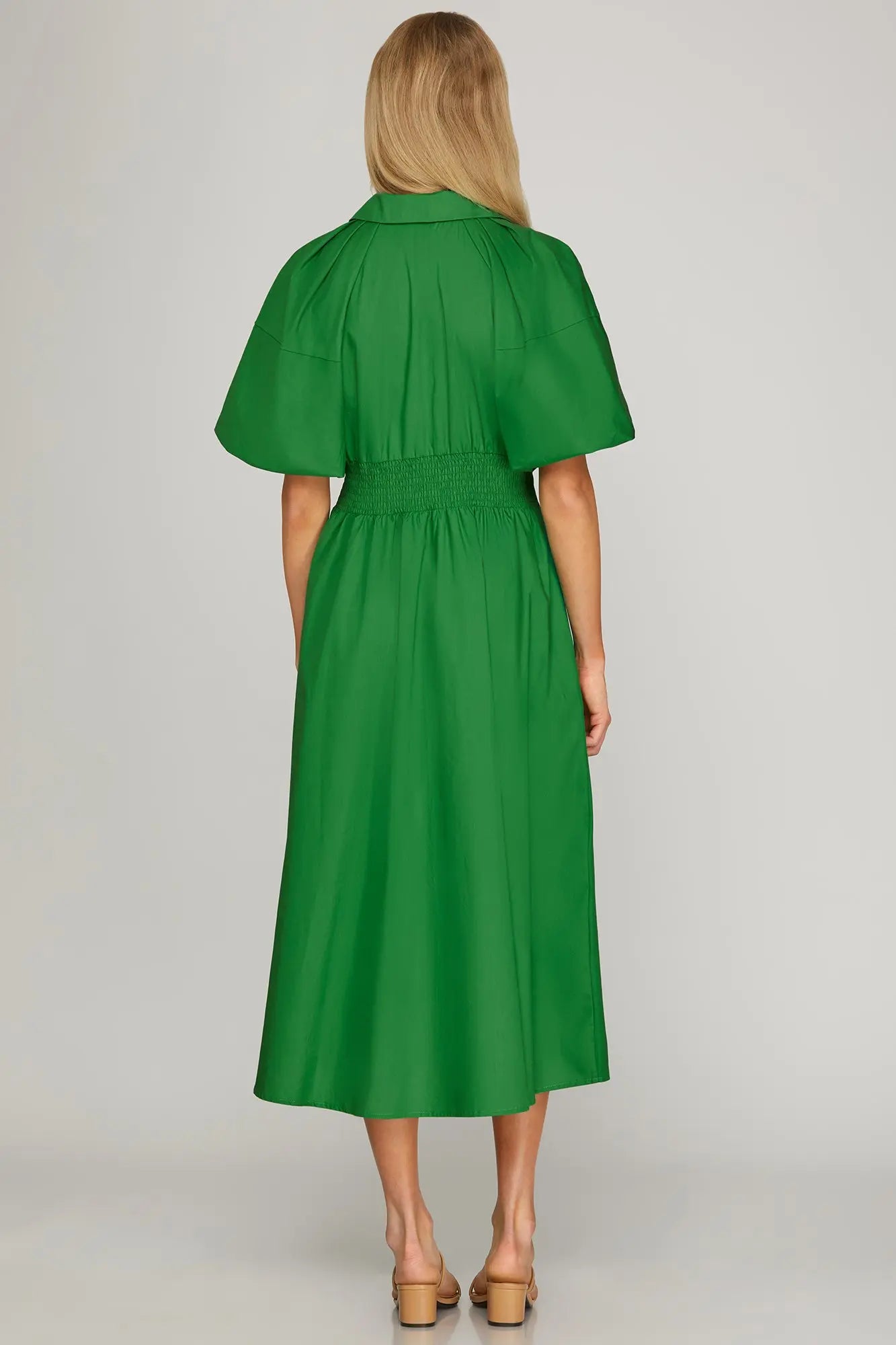The Aubrie Dress Green