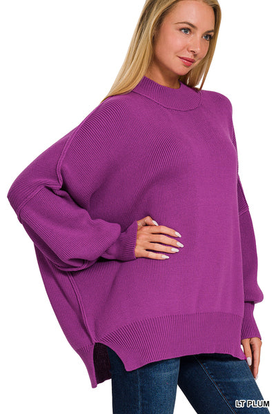 The Tribal Sweater Plum