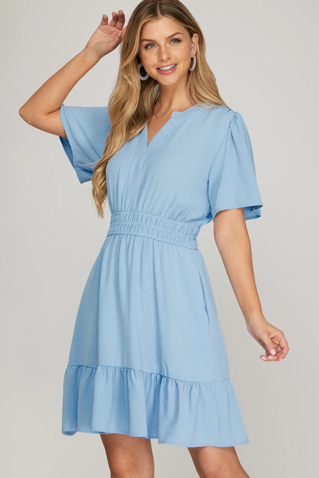 The Farrah Dress Blue
