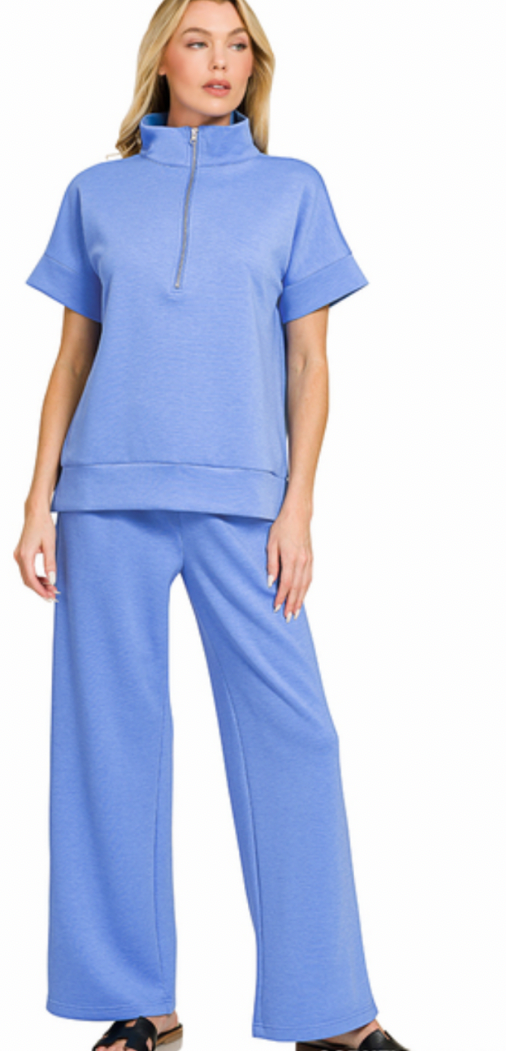 The Jennie Pant Set Blue