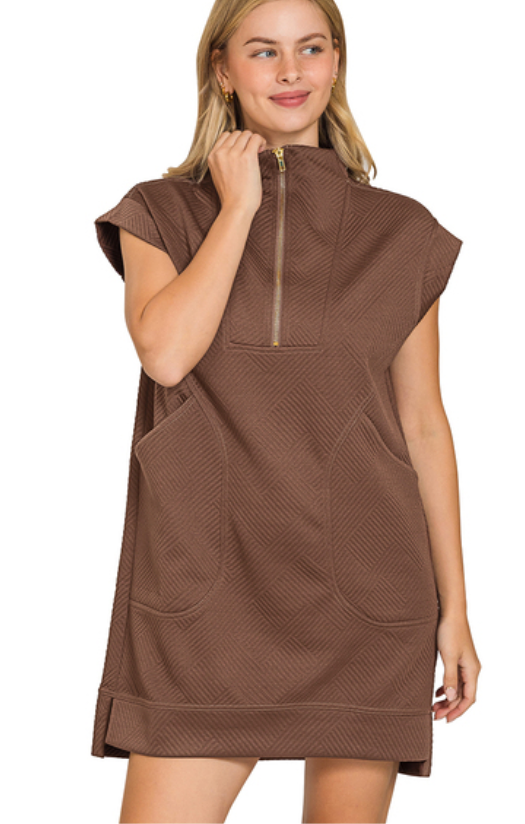 The Bree Dress Brown