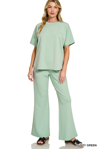 The Taylor Pant Set Dusty Green