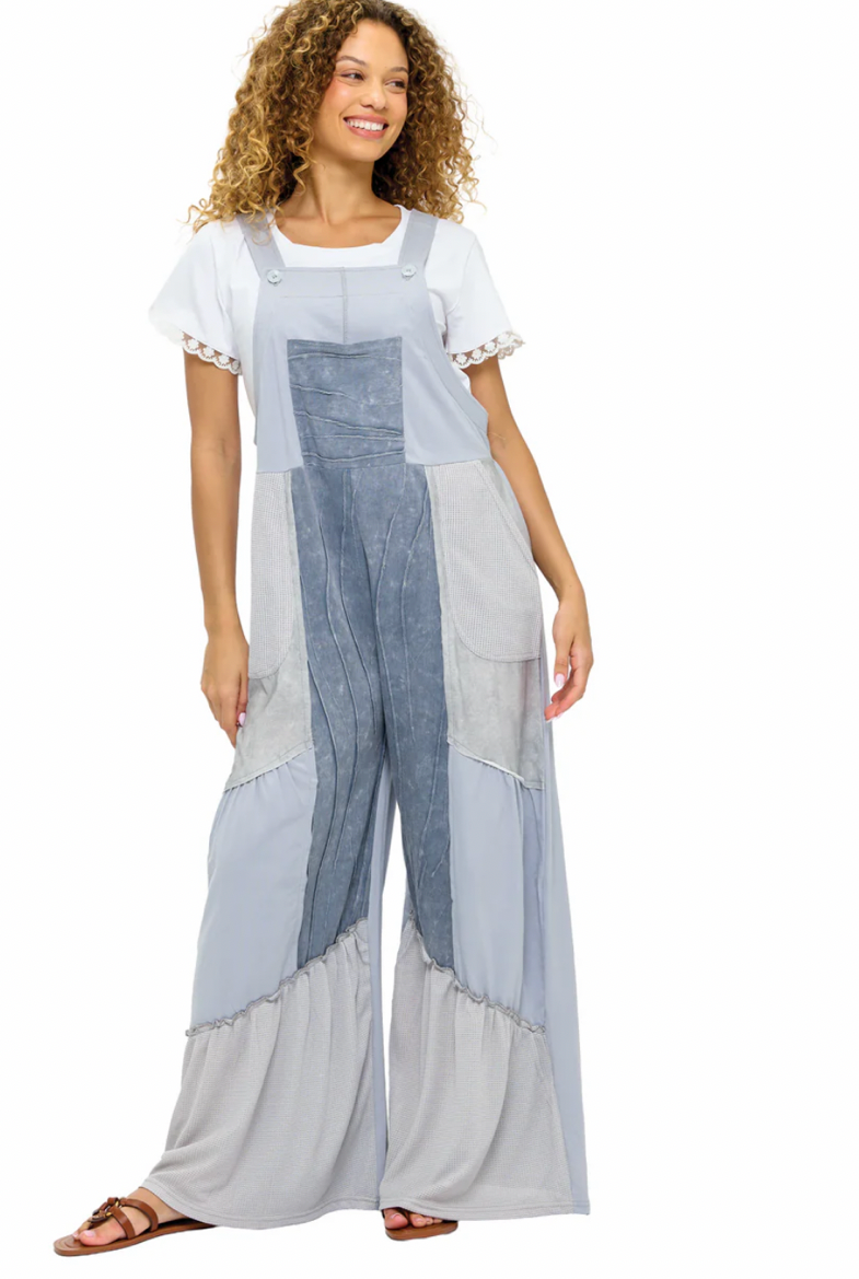 The Vintage Ruffled Overalls