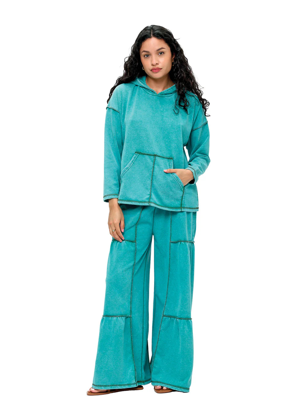 Boho Casual Set Teal
